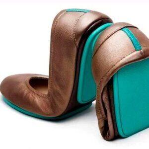 Tieks Womens Ballet Flats in Metallic Bronze Sz 7 MSRP $ 210